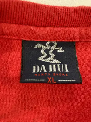 Da Hui/Tシャツ/カットソー/トップス/レッド/XL