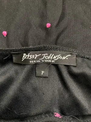 BETSEY JOHNSON/ミモレ/半端丈スカート/スカート/ブラック/P