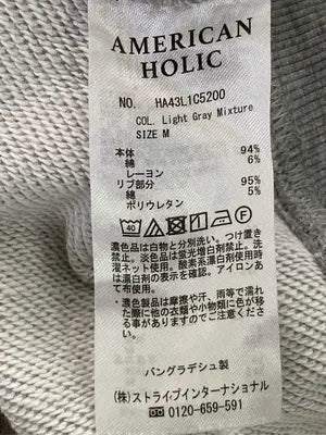 AMERICAN HOLIC/アメリカンホリック/スウェット/トップス/グレー/M