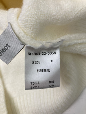 me+em select/ミームセレクト/ニット/セーター/トップス/ホワイト/F