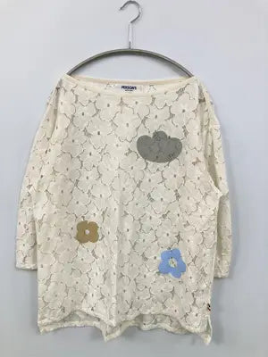 PERSON'S/パーソンズ/シャツ/ブラウス/トップス/アイボリー/M