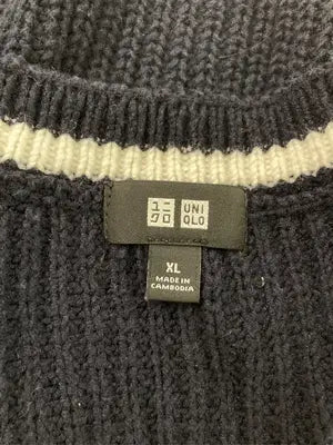 UNIQLO/ユニクロ/ベスト/トップス/ブラック/XL