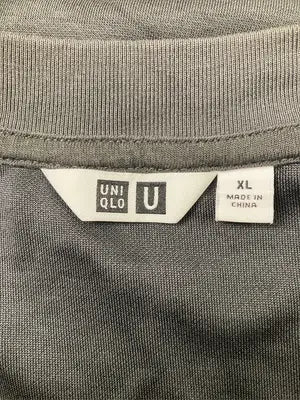 UNIQLO/ユニクロ/Tシャツ/カットソー/トップス/グレー/XL