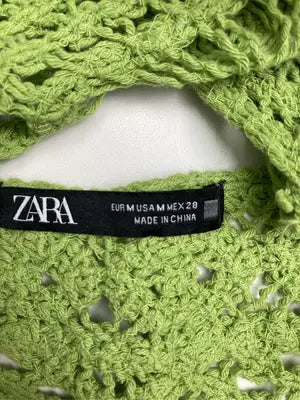 ZARA/ザラ/キャミソール/トップス/ライトグリーン/M