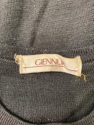 GIENNUR/ニット/セーター/トップス/ブラック