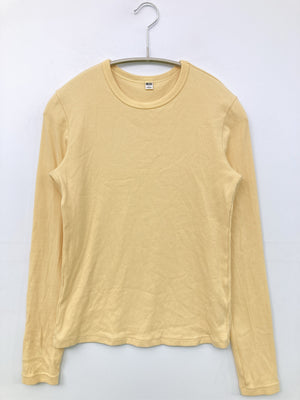 UNIQLO/ユニクロ/Tシャツ/カットソー/トップス/イエロー/S