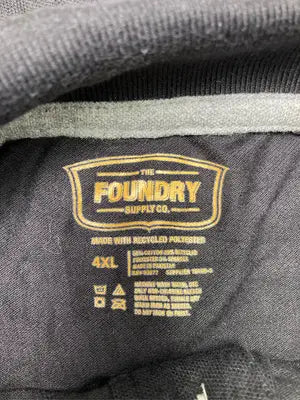 THE FOUNDRY/ポロシャツ/トップス/ブラック/4XL