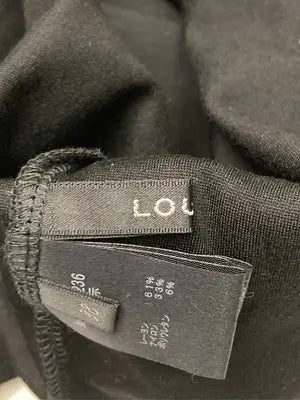 LOUNIE/ルーニィ/Tシャツ/カットソー/トップス/ブラック/38