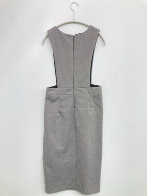 DHOLIC/ディーホリック/ジャンパースカート/ワンピース/ドレス/グレー