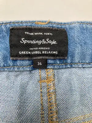 Sporting & Style./デニムスカート/スカート/スカイブルー/36