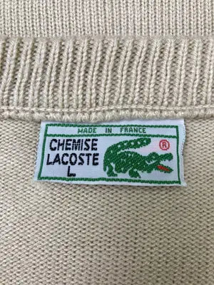 CHEMISE LACOSTE/シュミーズラコステ/ニット/セーター/トップス/ベージュ/L
