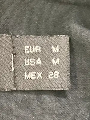 ZARA TRF/シャツ/ブラウス/トップス/ブラック/USA M