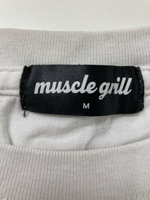 muscle grill/Tシャツ/カットソー/トップス/ホワイト/M