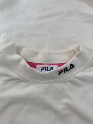 FILA/フィラ/Tシャツ/カットソー/トップス/アイボリー/M