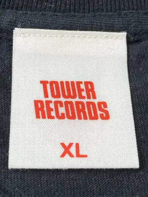 TOWER RECORDS/Tシャツ/カットソー/トップス/ブラック/XL