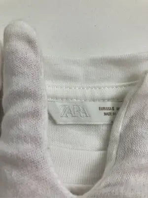 ZARA/ザラ/Tシャツ/カットソー/トップス/ホワイト/EUR/USA S