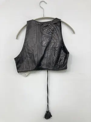 ZARA/ザラ/ノースリーブ/トップス/ブラック/USA M-L