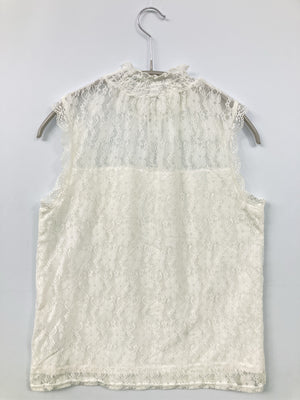 ViS/ビス/ノースリーブ/トップス/ホワイト/F