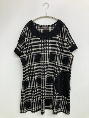 glossibeaut/チュニック/ワンピース/ドレス/ブラック/3L-4L