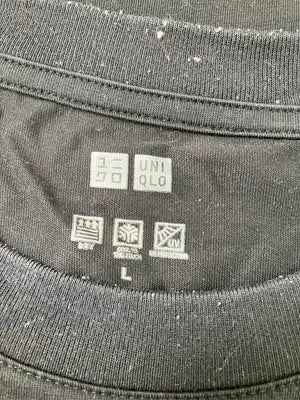 UNIQLO/ユニクロ/Tシャツ/カットソー/トップス/ブラック/L