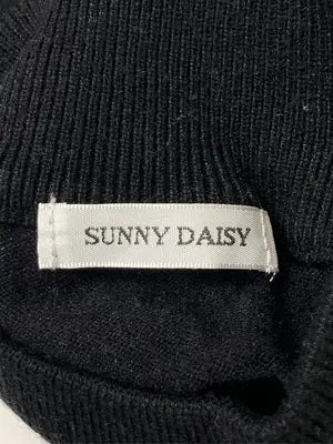 Sunny Daisy/ニット/セーター/トップス/ブラック/L