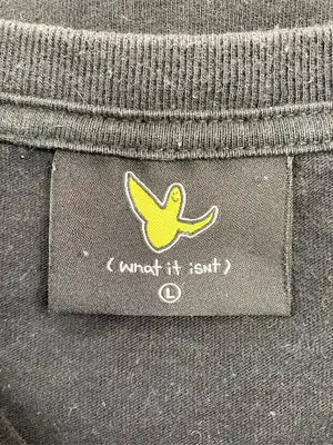 what it isnt/Tシャツ/カットソー/トップス/ブラック/L