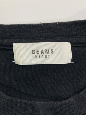 BEAMS HEART/ビームスハート/Tシャツ/カットソー/トップス/ブラック