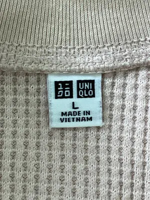 UNIQLO/ユニクロ/Tシャツ/カットソー/トップス/ピンク/L