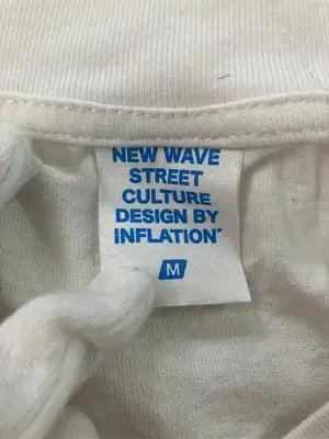 inflation/Tシャツ/カットソー/トップス/ホワイト/M