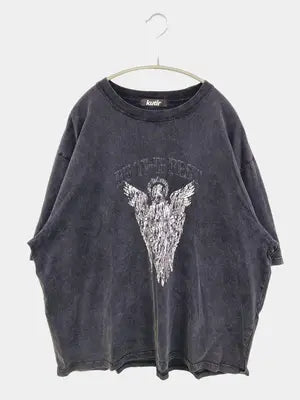 kutir/クティール/Tシャツ/カットソー/トップス/ブラック/L