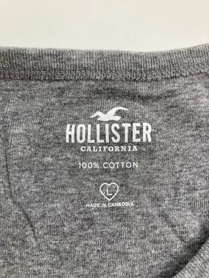 HOLLISTER/ホリスター/Tシャツ/カットソー/トップス/グレー/L