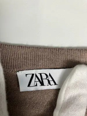 ZARA/ザラ/ニット/セーター/トップス/ブラウン/USA M