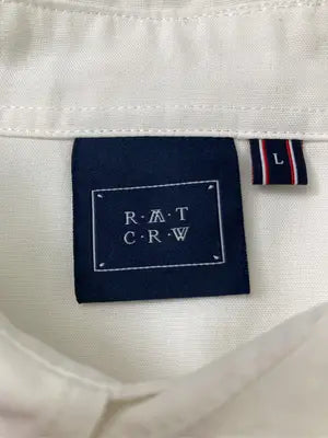 RATCRW/ラットクルー/シャツ/ブラウス/トップス/ホワイト/L