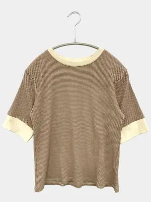 VEHEMENT../Tシャツ/カットソー/トップス/ブラウン/L