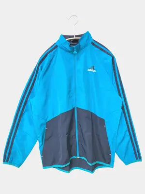 adidas/アディダス/ジャージ/トラックジャケット/トップス/スカイブルー/160