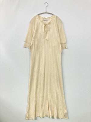 ZARA/ザラ/ワンピース/ワンピース/ドレス/アイボリー/L