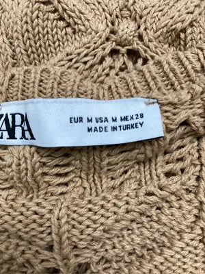 ZARA/ザラ/ニット/セーター/トップス/ブラウン/EUR M
