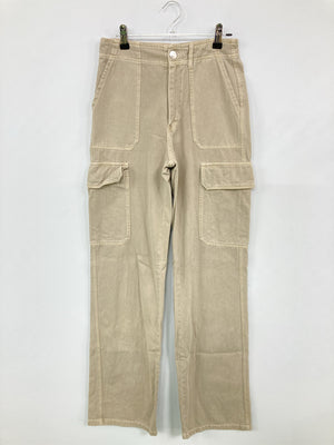 ZARA/ザラ/カーゴパンツ/パンツ/ベージュ/EUR 32/USA 0/MEX 22