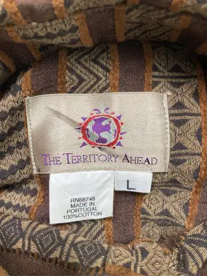 THE TERRITORY AHEAD/ザテリトリーアヘッド/シャツ/ブラウス/トップス/ブラウン/L