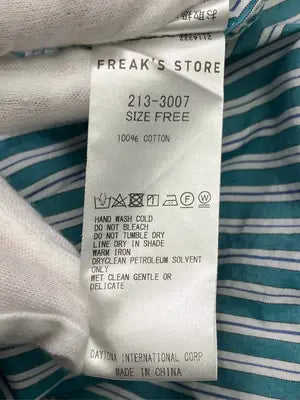 FREAK'S STORE/フリークスストア/シャツ/ブラウス/トップス/グリーン/FREE