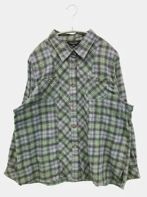 Natural Basic/シャツ/ブラウス/トップス/グリーン/L