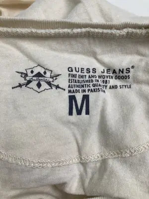 GUESS JEANS/ゲスジーンズ/Tシャツ/カットソー/トップス/アイボリー/M