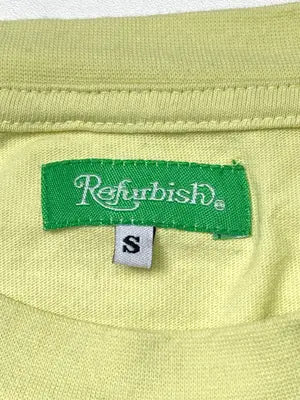 Refurbish/リファービッシュ/Tシャツ/カットソー/トップス/イエロー/S