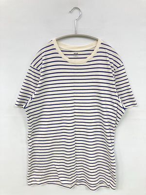 UNIQLO/ユニクロ/Tシャツ/カットソー/トップス/ブルー/L