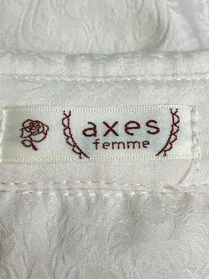 axes femme/アクシーズファム/シャツ/ブラウス/トップス/アイボリー/F