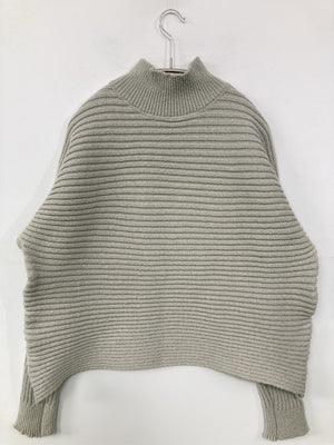 ニット/セーター/トップス/グレー/L