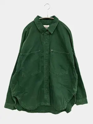 ZARA/ザラ/カバーオール/ジャケット/アウター/グリーン/L