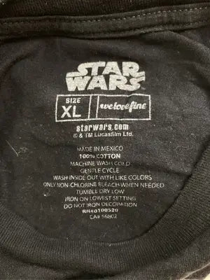 STARWARS/スターウォーズ/Tシャツ/カットソー/トップス/ブラック/XL