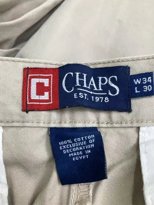 CHAPS/チャップス/チノパンツ/パンツ/ベージュ/W34 L30