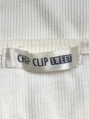 Chip Clip/チップクリップ/タンクトップ/トップス/ホワイト/M  バスト79～87  身長154～162
